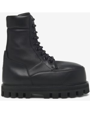 McQueen Stivaletti Effetto Voluminoso - Nero
