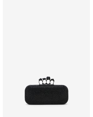 McQueen Long Knuckle Clutch - White