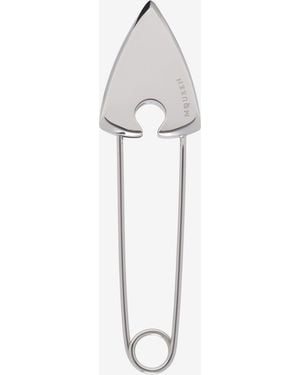 McQueen Arrow Safety Pin Brooch - White