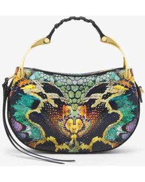 McQueen Borsa Wishbone Mini - Verde
