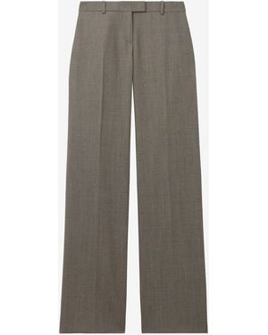 McQueen Straight Leg Bumster Pants - Gray