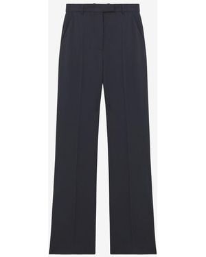 McQueen High-Waisted Tailored Pants - Blue