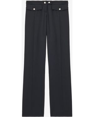McQueen Straight Leg Pants - Black