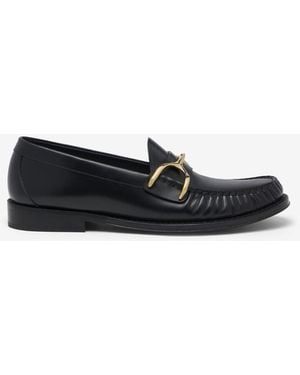 McQueen Wishbone Loafer - Black