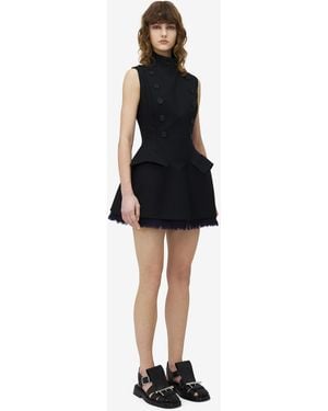 McQueen Miniabito Con Panier - Nero