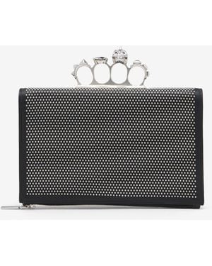 McQueen Knuckle Flat Pouch - White