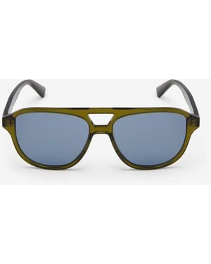 McQueen Signature Essentials Sunglasses - Blue