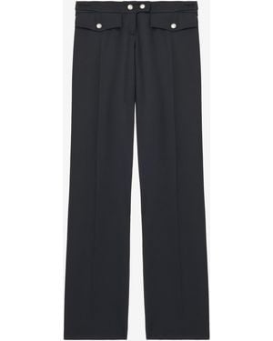 McQueen Straight Leg Pants - Black