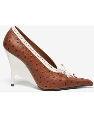McQueen Koko Pump - Brown