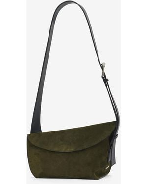 McQueen Große T-Bar Sling Tasche - Weiß