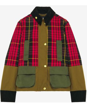 McQueen Tartan Ripstop Jacket - Red