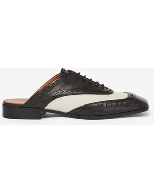 McQueen Crow Mule - Black