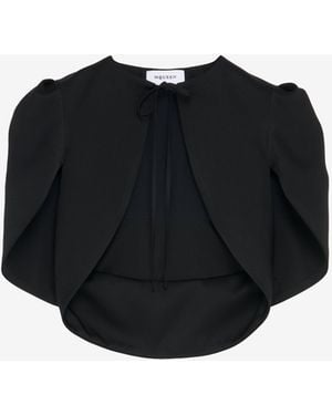 McQueen Tailored Bolero Jacket - Black