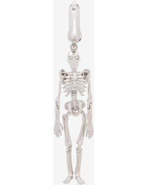 McQueen Orecchino Dancing Skeleton - Bianco