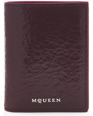 McQueen Portacarte Bifold - Viola