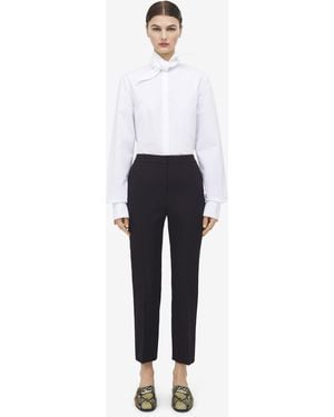 McQueen Zigarettenhose - Weiß