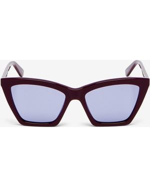 McQueen Spike Geometric Cat-Eye Sunglasses - Multicolor