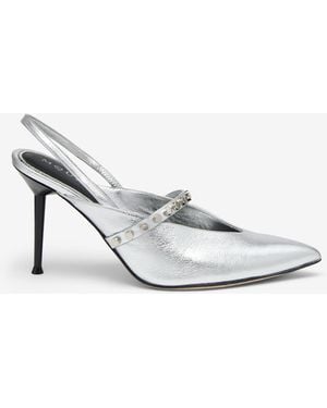 McQueen Revel Slingback - White