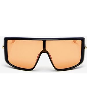 McQueen T-bar Visor Sunglasses - Black