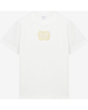 McQueen Embroidered Logo Patch T-Shirt - White