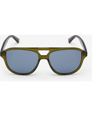 McQueen Signature Essentials Sunglasses - Blue