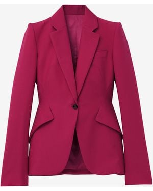 McQueen Single-Breasted Jacket - Pink