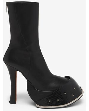 McQueen Hoof Boot - Black
