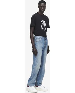 McQueen Straight Leg Jeans - Blue