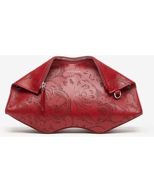 McQueen Manta Clutch - Rot
