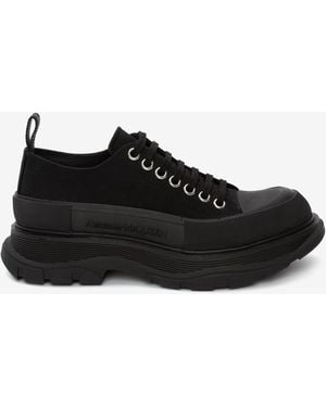 McQueen Chaussures À Lacets Tread Slick - Noir