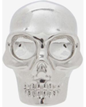 McQueen Clou D'Oreilles Skull - Blanc