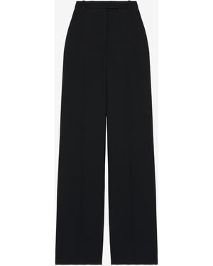 McQueen High-Waisted Tailored Pants - Black