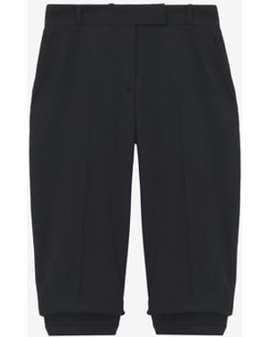 McQueen Tailored Capri Pants - Blue