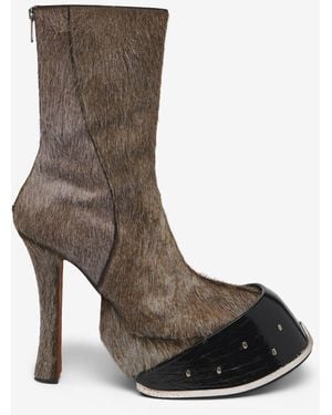 McQueen Hoof Boot - Brown