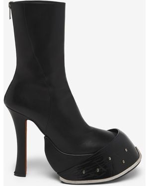 McQueen Stivali Stile Zoccolo - Nero