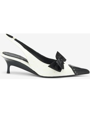 McQueen Koko Slingback - White