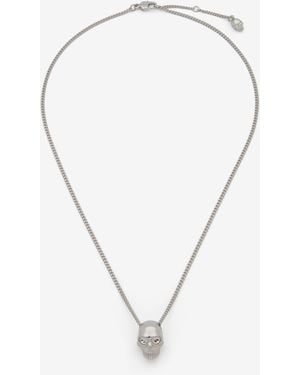 McQueen Skull Necklace - Natural