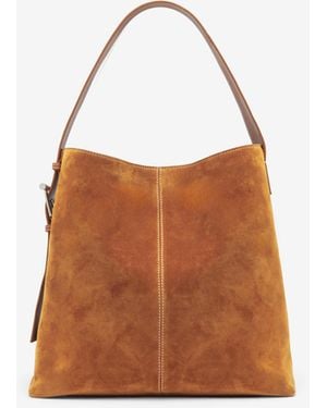 McQueen Sac Porté Épaule T-Bar Sling - Marron