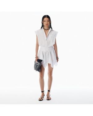 Alexander Wang Dress With Asymmetric Hem - White