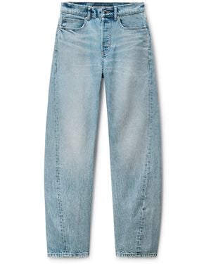 Alexander Wang Float Bleach Mid-Rise Jeans - Blue