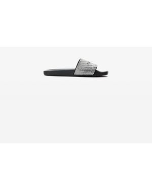Alexander Wang Aw Crystal Pool Slide - White