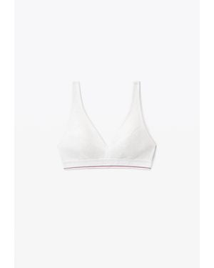 Alexander Wang V-Neck Bralette - White