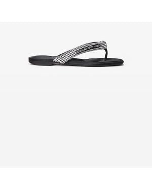 Alexander Wang Jenna Tubular Flat Thong Sandal - White