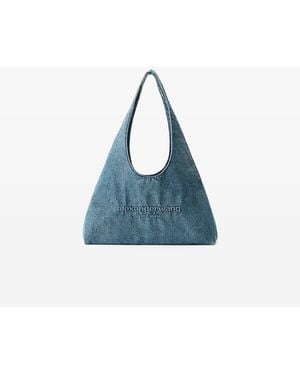 Alexander Wang Denim Pike Medium Hobo - Blue