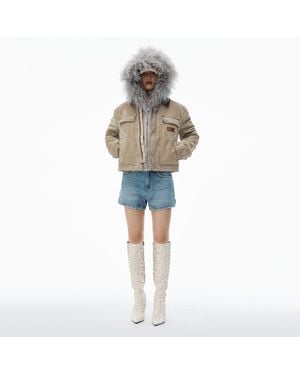 Alexander Wang High-Waist Workwear Shorts - Multicolor