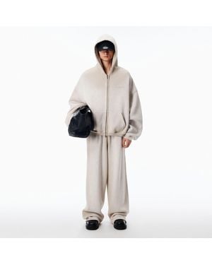 Alexander Wang Crystal Washed Terry Sweatpant - Grey