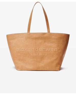 Alexander Wang Leather Punch Tote - Natural