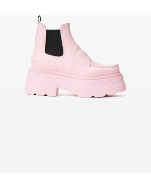 Alexander Wang Carter Ankle Platform Rain Boot - Pink
