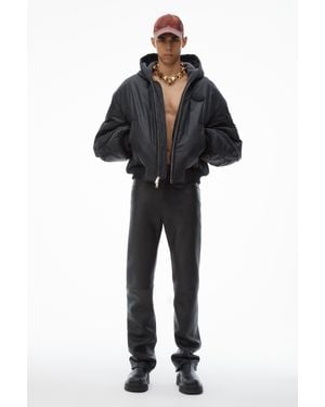 ジャケット ALEXANDER WANG BLACK NYLON BOMBER JACKET 1WC1253278001B.jpg