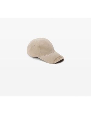 Alexander Wang Distressed Baseball Cap - White